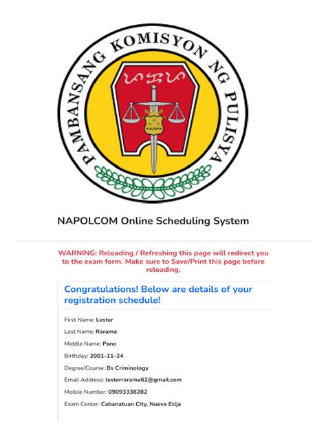 napolcom dtms login|PNP Napolcom Exam App.